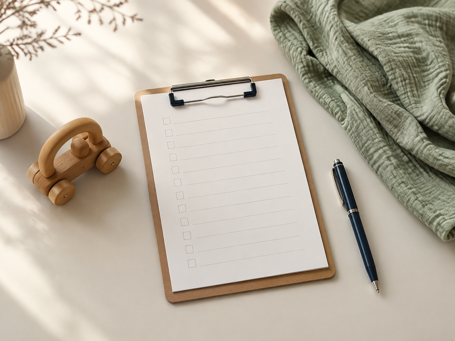 Checkliste für den Familienalltag mit Holzspielzeug Checkliste für den Familienalltag mit Holzspielzeug
