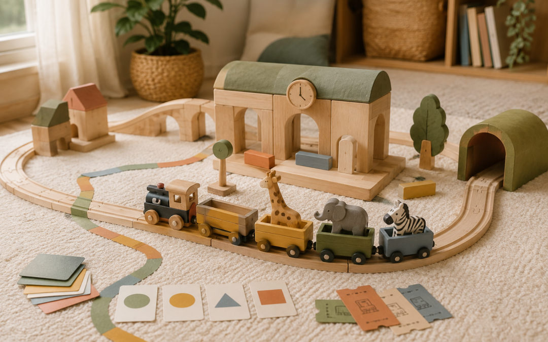 Zugspiele für Kinder: 7 einfache Spielideen für kleine Eisenbahnfans