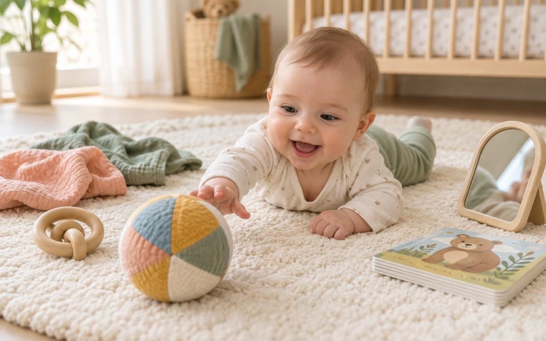 6 Monate altes Baby beschäftigen: 9 einfache Spielideen für zu Hause